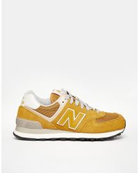 all yellow new balance 574