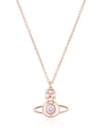 Vivienne Westwood | Metallic Crystal Orbit Pendant Necklace | Lyst