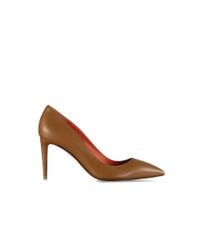 Pink Pony | Gold Calfskin Armissa Pump | Lyst