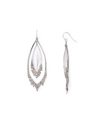 Alexis Bittar | Metallic Glacial Crystal Orbital Lucite Drop Earrings | Lyst