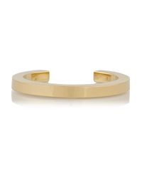 Jennifer Fisher Metallic Xl Square Wire Gold-Plated Cuff