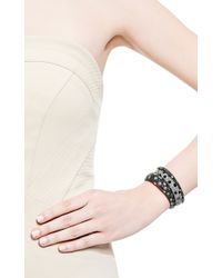 Kwiat Medium Cobblestone White and Black Diamond Bracelet in 18k White Gold