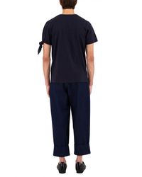 J.W.Anderson - Blue Single Knot T-shirt for Men - Lyst