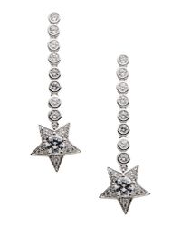 CZ by Kenneth Jay Lane Metallic Earrings