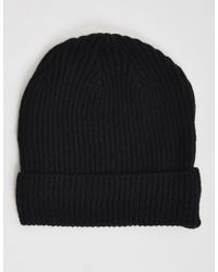 Cheap Monday | Cm Beanie Black - Black for Men | Lyst