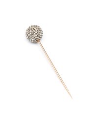 Fd Gallery | Metallic Antique Rose-cut Diamond Stick Pin | Lyst