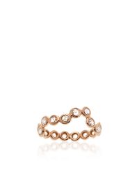 Lito | Metallic 18K Rose Gold Heartbeat Ring | Lyst