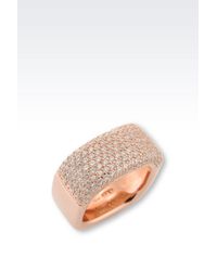 Emporio Armani | Metallic Ring | Lyst