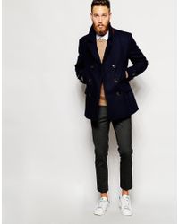ted baker wool peacoat