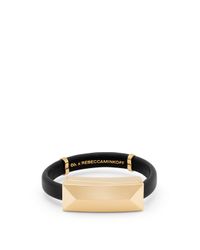 Rebecca Minkoff | Black Lightning Cable Bracelet | Lyst