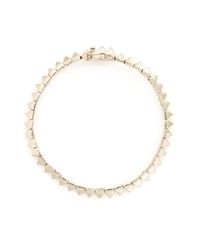 Eddie Borgo | Metallic Small Pyramid Tennis Bracelet | Lyst