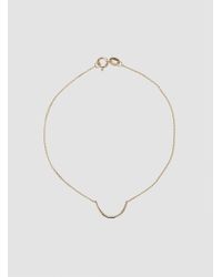 Wwake | Metallic Arc Bracelet Gold | Lyst