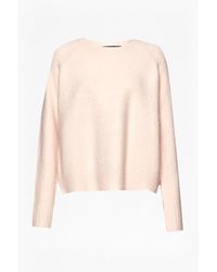 French Connection | Pink Rsvp Now Wool Jumper | Lyst