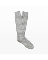 Sorley | Gray Rib Solid Sock for Men | Lyst