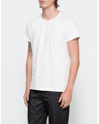Brandblack | White Slub Tee for Men | Lyst