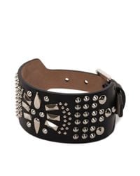 Alexander McQueen | Black Studded Leather Cuff for Men | Lyst
