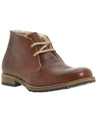 fleece lined chukka boots