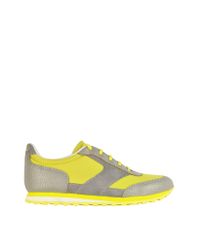 Marc By Marc Jacobs - Yellow Neoprene and Leather Sneaker - Lyst