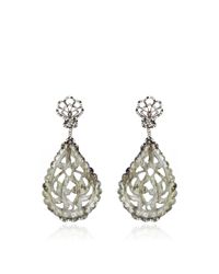 Bochic | Metallic Nephrite and Diamond Earrings | Lyst