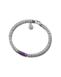 John Hardy | Metallic Beaded Bracelet With Lobster Clasp | Lyst