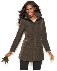 jones new york quilted coat