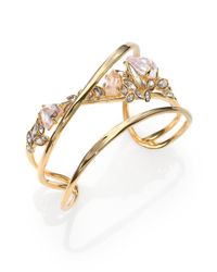 Alexis Bittar | Metallic Miss Havisham Liquid Crystal Broken Glass Cuff Bracelet | Lyst