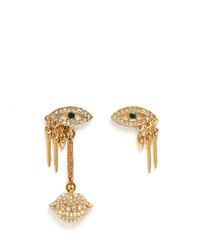 Lulu Frost | Metallic Dada Drop Stud Earrings | Lyst