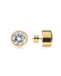 Michael Kors | Pink Brilliance Metal And Crystal Stud Earrings | Lyst