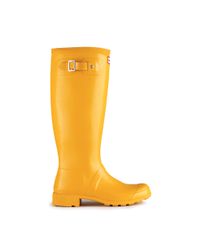 HUNTER | Wellington - Yellow Rubber Rain Boot | Lyst