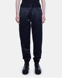 Nicopanda Blue Embossed Joggers for men