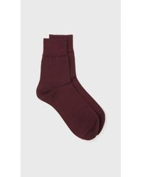 Hansel From Basel | Purple Fundamentals Trouser Crew Sock | Lyst