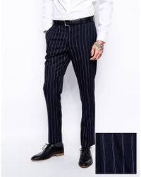 asos striped pants mens
