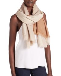 Tory Burch | Brown Mosaic-print Wool Scarf | Lyst