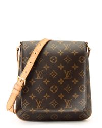 Louis vuitton Musette Salsa Long Strap Shoulder Bag in Brown | Lyst