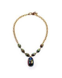 Lulu Frost | Multicolor Scarab Family Necklace | Lyst