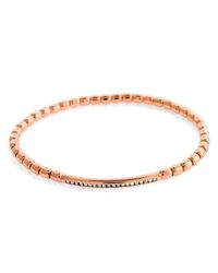 Tateossian | Pink Gold Luxe Bracelet In 18k Rose Gold With White Diamonds for Men | Lyst
