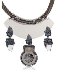 Ledaotto | Black Rome Pantheon Necklace | Lyst