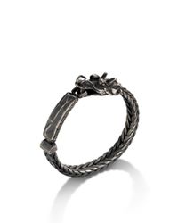 John Hardy | Black Legends Naga Id Bracelet for Men | Lyst