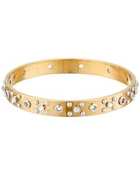 Marc By Marc Jacobs Metallic Eyelet Bangle Metal Bracelet