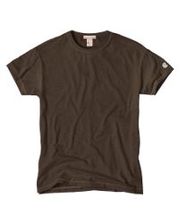Todd Snyder | Classic Crew T-shirt In Earth Brown for Men | Lyst