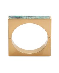 Chloé | Blue Bettina Turquoise And Gold Cuff | Lyst