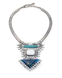 DANNIJO | Metallic Josephine Crystal Bib Necklace | Lyst