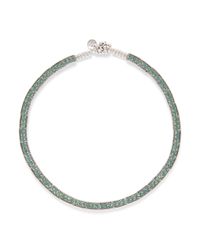 Philippe Audibert | Green Mattia Round Erinite Stone Necklace | Lyst
