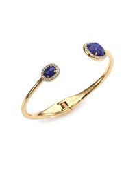 kate spade new york | Metallic Park & Lex Cuff Bracelet | Lyst