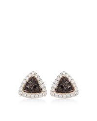 Dana Rebecca | Emily Sarah Triangle Earrings in Black Diamond | Lyst