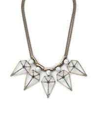 Rebecca Minkoff | Metallic Boho Blade Statement Necklace | Lyst