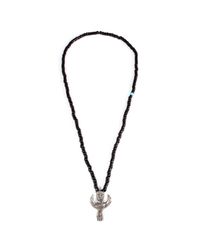 Lulu Frost - Black George Frost G. Frost Beaded Birdman Pendant - Lyst