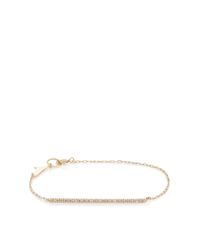 Hirotaka | Metallic Gossamer Diamond Bar Bracelet | Lyst