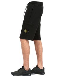 Stone Island - Black Stone Island Hooded Sweatshirts for Men - Lyst