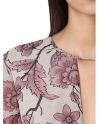 Burberry Prorsum Pink Victorian Print Washed Georgette Dress